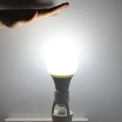 360° Bewegungssensor LED-Steckdosenschalter - Drehbarer Lampensockel