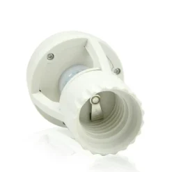 360° Bewegungssensor LED-Steckdosenschalter - Drehbarer Lampensockel