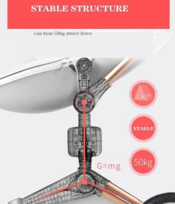 360° drehbarer Deluxe-Kinderwagen mit hoher Landschaft