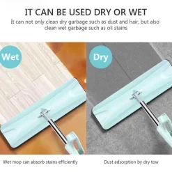 360° drehbarer, flacher, selbstauswringender Lazy Mop