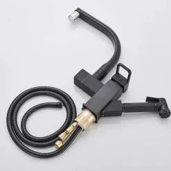 360° drehbarer Spültischhahn – elegantes 2-in-1-Design