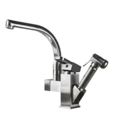 360° drehbarer Spültischhahn – elegantes 2-in-1-Design