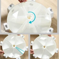 360° drehbarer, wandmontierter Getreidevorratsbehälter