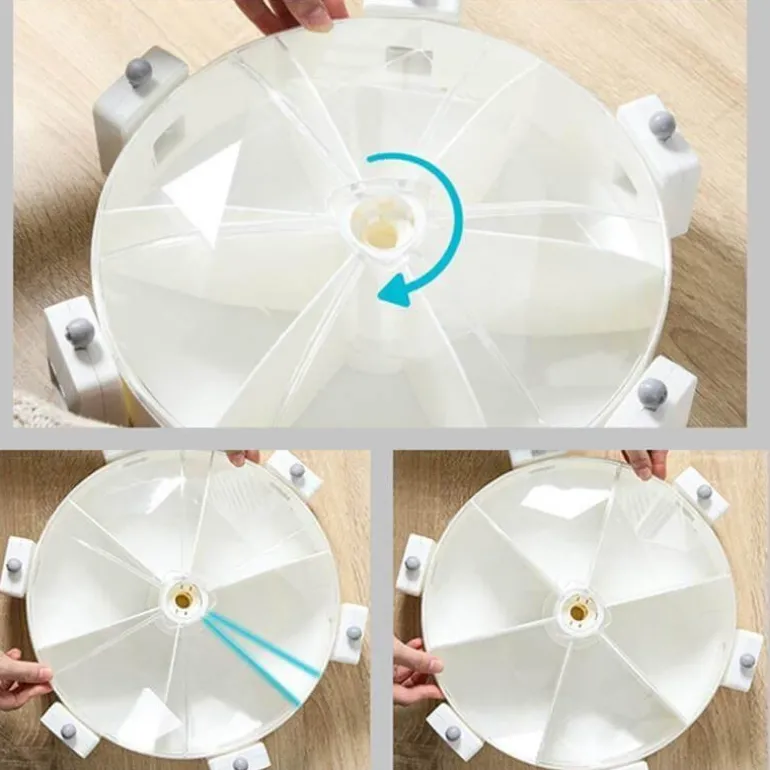 360° drehbarer, wandmontierter Getreidevorratsbehälter