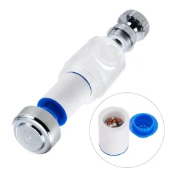 360° drehbarer Wasserhahnkopf mit Spritzschutz – Sprühaufsatz für die Küchenspüle