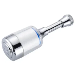 360° drehbarer Wasserhahnkopf mit Spritzschutz – Sprühaufsatz für die Küchenspüle