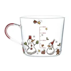 500 ml Messbecher aus Glas – Küchenmessbecher mit Henkel