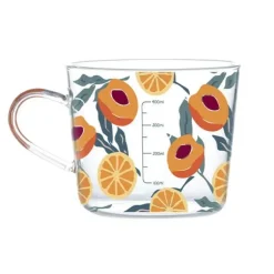 500 ml Messbecher aus Glas – Küchenmessbecher mit Henkel