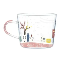 500 ml Messbecher aus Glas – Küchenmessbecher mit Henkel