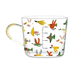 500 ml Messbecher aus Glas – Küchenmessbecher mit Henkel