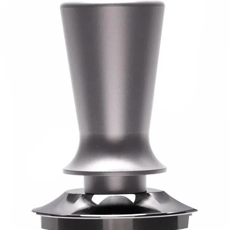 51 mm Espresso-Kaffeestampfer mit Edelstahlbasis und Federgriff