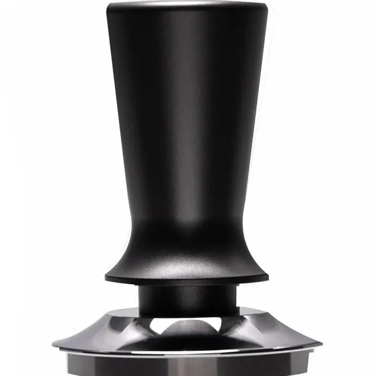 51 mm Espresso-Kaffeestampfer mit Edelstahlbasis und Federgriff