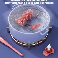 360° rotierende Reinigungsbürste für Babyflaschen – effizientes Reinigungswerkzeug für Flaschen