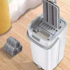 360 Spin Mop with Wringer - Easy Cleaning System