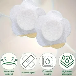 50 Stück Einweg-Rizinusölpflaster – Pflaumenblüten-Vliespflaster