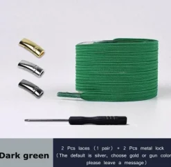 4 Stück magnetische Schnürsenkel aus Metall