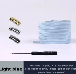 4 Stück magnetische Schnürsenkel aus Metall