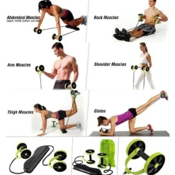 AB Roller - Rumpfkrafttrainer mit Doppelrädern