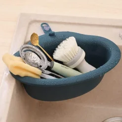 Abflusskorb für die Küchenspüle – Organizer mit einfachem seitlichen Zugriff