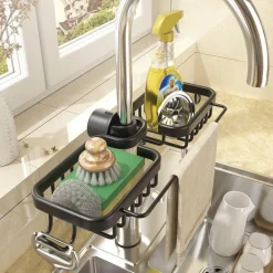 Abflussregal-Organizer für die Spüle – Aufbewahrungslösung für die Küche
