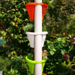 Abflussrohr-Pflanzständer - Dekorativer Blumentopfhalter