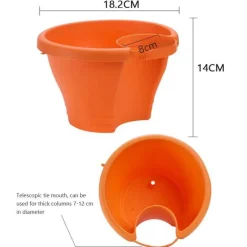 Abflussrohr-Pflanzständer - Dekorativer Blumentopfhalter