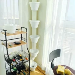 Abflussrohr-Pflanzständer - Dekorativer Blumentopfhalter