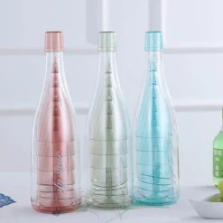 Abnehmbare Trinkgläser mit Flasche - Kreatives Getränkeset