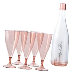 Abnehmbare Trinkgläser mit Flasche - Kreatives Getränkeset