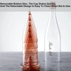 Abnehmbare Trinkgläser mit Flasche - Kreatives Getränkeset