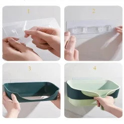 Abnehmbarer Küchen-Mülleimer für Schranktüren – platzsparender Mülleimer