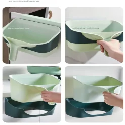 Abnehmbarer Küchen-Mülleimer für Schranktüren – platzsparender Mülleimer