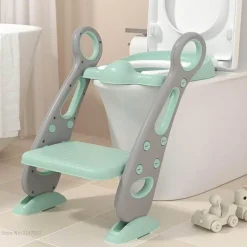 Abnehmbares Baby-Töpfchen-Trainingsset mit Anti-Rutsch-Leiter