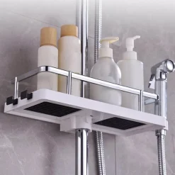 Abnehmbares Duschregal – Elegantes Badezimmer-Organizer-Gestell