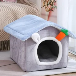 Abnehmbares Haustierhaus für den Innenbereich – gemütliches Katzen- und Hundebett