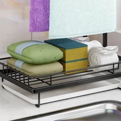 Abnehmbares Organizer-Gestell für die Küchenspüle – platzsparende Aufbewahrungslösung