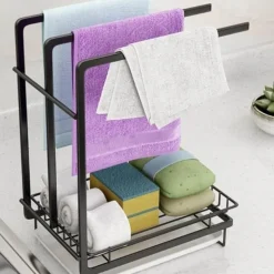 Abnehmbares Organizer-Gestell für die Küchenspüle – platzsparende Aufbewahrungslösung