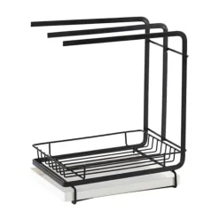 Abnehmbares Organizer-Gestell für die Küchenspüle – platzsparende Aufbewahrungslösung