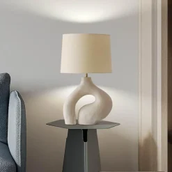 Abnormal Stone Table Lamp - Unique Decorative Lighting