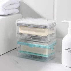 Abtropfbox für schäumende Seife mit Bürste – Reinigungswerkzeug für Seifenorganizer