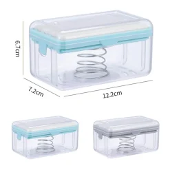 Abtropfbox für schäumende Seife mit Bürste – Reinigungswerkzeug für Seifenorganizer