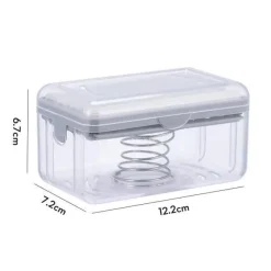 Abtropfbox für schäumende Seife mit Bürste – Reinigungswerkzeug für Seifenorganizer