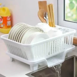 Abtropfgestell – Organizer für die Küchenspüle