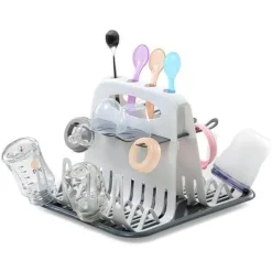 Abtropfgestell für Babyflaschen – Mehrschichtiger Organizer für Fütterungszubehör
