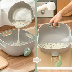 Abtropfkorb – Hygienischer Mehrzweck-Küchenorganizer