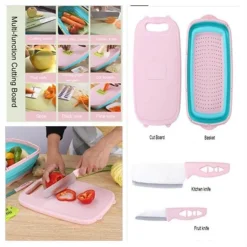 Abtropfkorb-Schneidebrett – multifunktionales Küchenwerkzeug