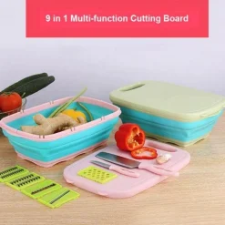 Abtropfkorb-Schneidebrett – multifunktionales Küchenwerkzeug