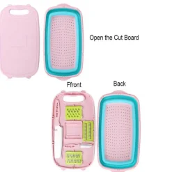 Abtropfkorb-Schneidebrett – multifunktionales Küchenwerkzeug