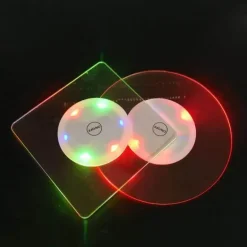 Acryl-LED-Untersetzer – ultradünne, leuchtende Getränkematte