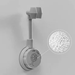 Adjustable 360 Shower Head Holder - Universal Shower Mount